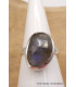 Bague Labradorite bleue facettée taille ajustable Bijoux en Labradorite Bleue TUV57.5