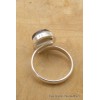 Bague Labradorite bleue facettée taille ajustable Bijoux en Labradorite Bleue TUV57.5