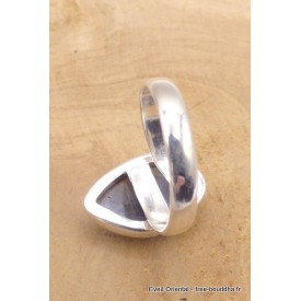 Bague en Labradorite bleue facettée taille ajustable Bijoux en Labradorite Bleue TUV57.6