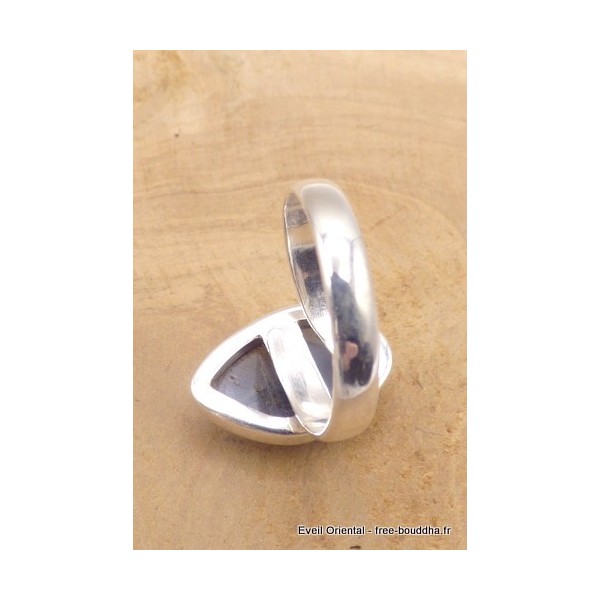 Bague en Labradorite bleue facettée taille ajustable Bijoux en Labradorite Bleue TUV57.6