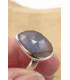 Bague en Labradorite bleue facettée taille ajustable Bijoux en Labradorite Bleue TUV57.6