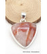 Pendentif Quartz Hématoïde triangulaire Pendentifs pierres naturelles TUV11.3