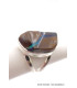 Bague Opale Boulder marron bleu T 53 Bagues pierres naturelles TUV63.3