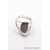 Bague Opale Boulder marron bleu T 53 Bagues pierres naturelles TUV63.3