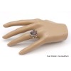 Bague Opale Boulder marron bleu T 53 Bagues pierres naturelles TUV63.3
