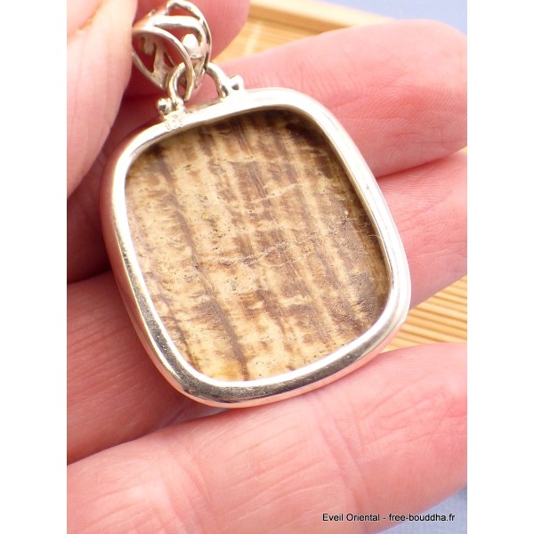 Pendentif Aragonite Candy carré Pendentifs pierres naturelles BZ55.1
