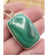 Pendentif Malachite naturelle rectangulaire Bijoux en Malachite CZ72.6