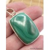 Pendentif Malachite naturelle rectangulaire Bijoux en Malachite CZ72.6