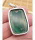 Pendentif Malachite naturelle rectangulaire Bijoux en Malachite CZ72.6