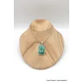 Pendentif Malachite naturelle rectangulaire - Bijoux en Malachite