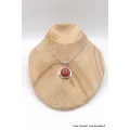 Pendentif argent CORAIL SPONGIEUX - Pendentifs pierres naturelles