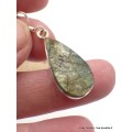 Boucles d'oreilles Labradorite brutes forme goutte Bijoux en Labradorite RV3.3