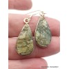 Boucles d'oreilles Labradorite brutes forme goutte Bijoux en Labradorite RV3.3
