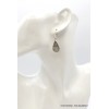 Boucles d'oreilles Labradorite brutes forme goutte Bijoux en Labradorite RV3.3