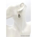 Boucles d'oreilles Labradorite brutes forme goutte Bijoux en Labradorite RV3.3