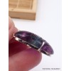 Pendentif Multi-fluorite sculptée Fleur semi-oval Pendentifs pierres naturelles RV27.3