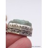 Pendentif Fuchsite brute style vintage Pendentifs pierres naturelles RV8.3