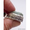 Pendentif Fuchsite brute style vintage Pendentifs pierres naturelles RV8.3