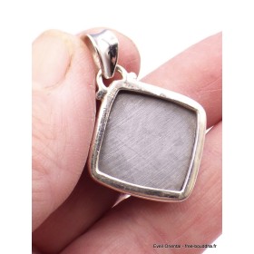 Pendentif argent Silicone losange Pendentifs pierres naturelles DA51.3