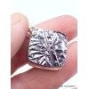 Pendentif argent Silicone losange Pendentifs pierres naturelles DA51.3