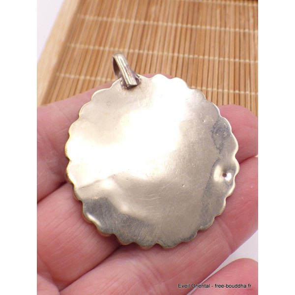 Pendentif tibétain symboles bouddhistes Pendentifs tibétains bouddhistes PT25