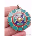 Pendentif tibétain symboles bouddhistes - Pendentifs tibétains bouddhistes