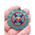Pendentif tibétain symboles bouddhistes Pendentifs tibétains bouddhistes PT25