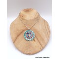 Pendentif tibétain symboles bouddhistes Pendentifs tibétains bouddhistes PT25