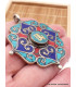 Pendentif bouddhiste Dorjé et Om Pendentifs tibétains bouddhistes PT25.1