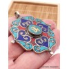 Pendentif bouddhiste Dorjé et Om Pendentifs tibétains bouddhistes PT25.1