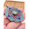 Pendentif bouddhiste Dorjé et Om - Pendentifs tibétains bouddhistes