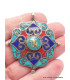 Pendentif bouddhiste Dorjé et Om Pendentifs tibétains bouddhistes PT25.1