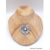 Pendentif bouddhiste Dorjé et Om Pendentifs tibétains bouddhistes PT25.1