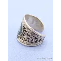 Bague tibétaine Om pierres fantaisie - Bagues tibétaines bouddhistes
