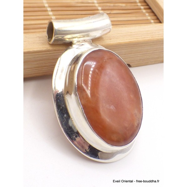 Pendentif en Agate dorée bélière tube Pendentifs pierres naturelles TA17.4