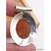 Pendentif en Agate dorée bélière tube Pendentifs pierres naturelles TA17.4
