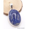 Pendentif argent Sodalite bleue ovale Pendentifs pierres naturelles TA3.3