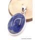 Pendentif argent Sodalite bleue ovale Pendentifs pierres naturelles TA3.3