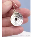 Boucles d'oreilles Spirales deux tons en Iolite - Boucles d'oreilles en pierres naturelles