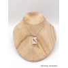 Pendentif rectangulaire véritable Emeraude sur Quartz Pendentifs pierres naturelles PU22.3