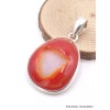 Pendentif en Druze d'Agate rouge Pendentifs pierres naturelles CZ24.4