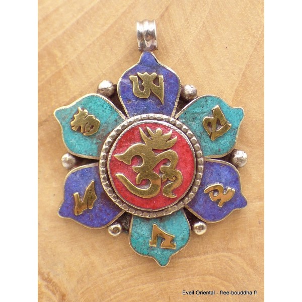 Pendentif tibétain bouddhiste plusieurs modèles Pendentifs tibétains bouddhistes PT28