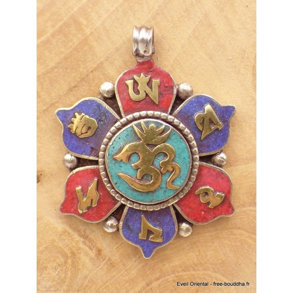 Pendentif tibétain bouddhiste plusieurs modèles Pendentifs tibétains bouddhistes PT28