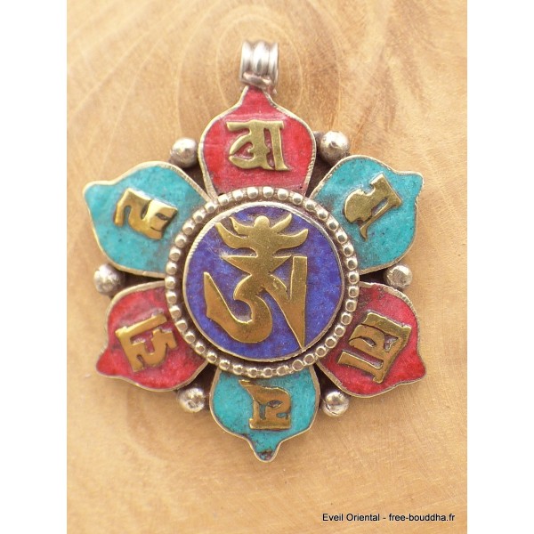 Pendentif tibétain bouddhiste plusieurs modèles Pendentifs tibétains bouddhistes PT28