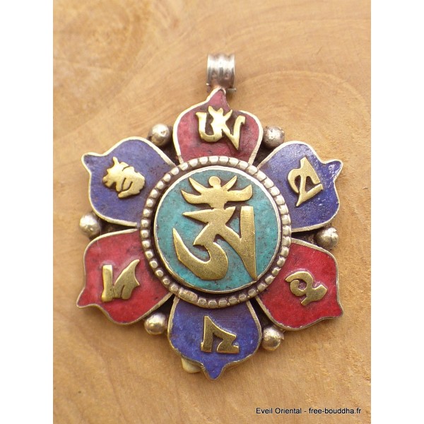 Pendentif tibétain bouddhiste plusieurs modèles Pendentifs tibétains bouddhistes PT28