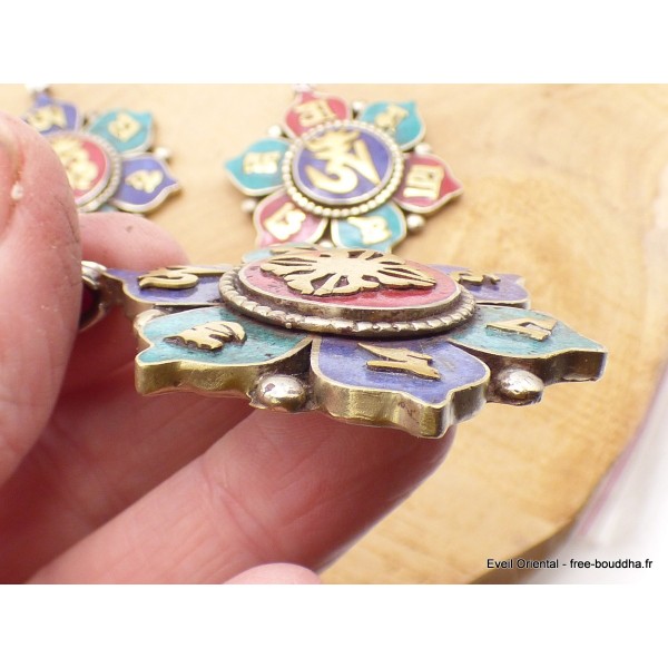 Pendentif tibétain bouddhiste plusieurs modèles Pendentifs tibétains bouddhistes PT28