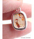Pendentif Opale mexicaine de feu orange Pendentifs pierres naturelles XV30.6