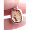 Pendentif Opale mexicaine de feu orange Pendentifs pierres naturelles XV30.6