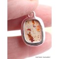 Pendentif Opale mexicaine de feu orange Pendentifs pierres naturelles XV30.6