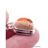 Pendentif Opale mexicaine de feu orange Pendentifs pierres naturelles XV30.6